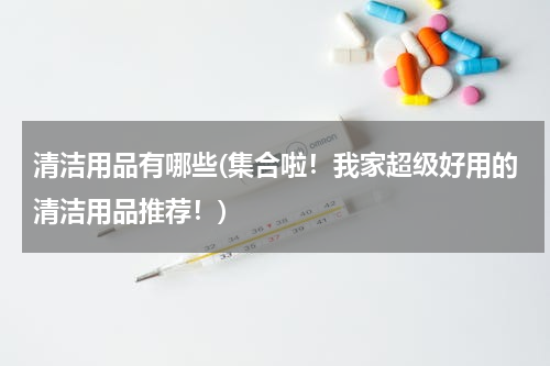 清洁用品有哪些(集合啦！我家超级好用的清洁用品推荐！)