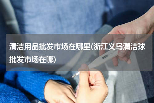 清洁用品批发市场在哪里(浙江义乌清洁球批发市场在哪)