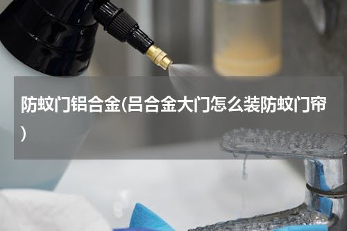 防蚊门铝合金(吕合金大门怎么装防蚊门帘)