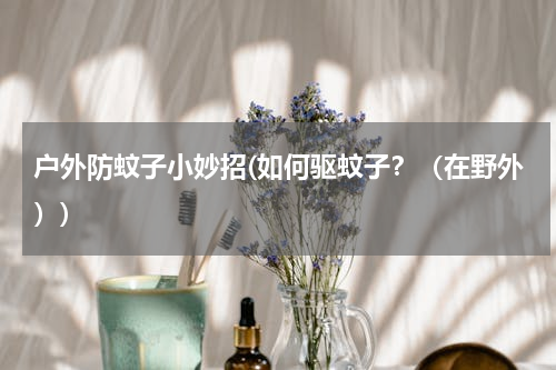 户外防蚊子小妙招(如何驱蚊子？（在野外）)