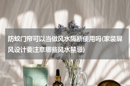 防蚊门帘可以当做风水隔断使用吗(家装屏风设计要注意哪些风水禁忌)