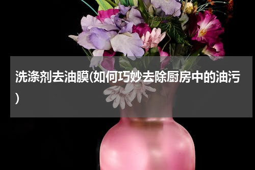 洗涤剂去油膜(如何巧妙去除厨房中的油污)