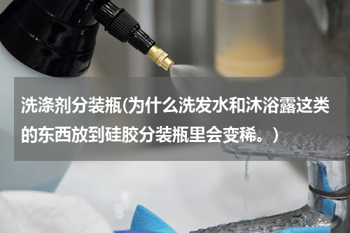 洗涤剂分装瓶(为什么洗发水和沐浴露这类的东西放到硅胶分装瓶里会变稀。)