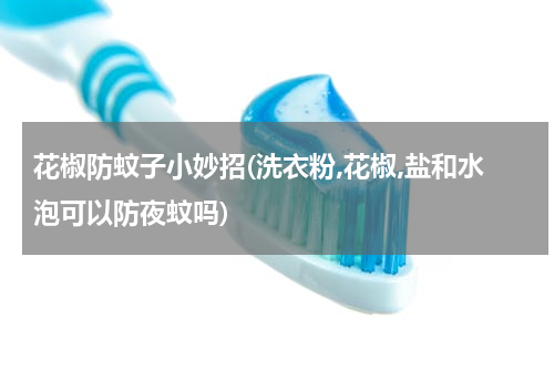 花椒防蚊子小妙招(洗衣粉,花椒,盐和水泡可以防夜蚊吗)