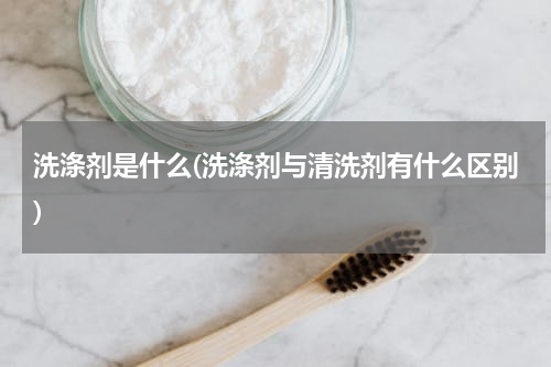 洗涤剂是什么(洗涤剂与清洗剂有什么区别)