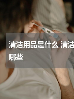 清洁用品是什么 清洁用品厂 清洁用品有哪些
