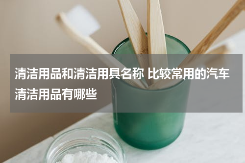 清洁用品和清洁用具名称 比较常用的汽车清洁用品有哪些