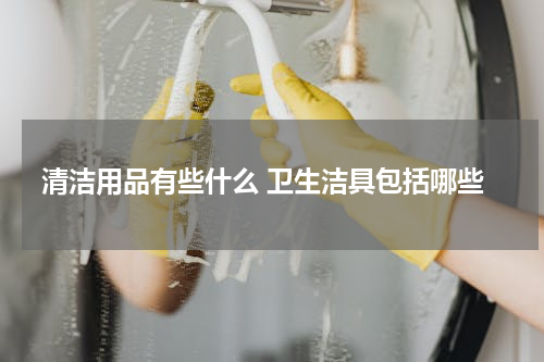 清洁用品有些什么 卫生洁具包括哪些