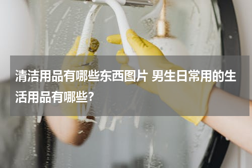 清洁用品有哪些东西图片 男生日常用的生活用品有哪些？