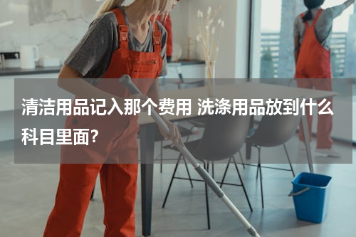清洁用品记入那个费用 洗涤用品放到什么科目里面？