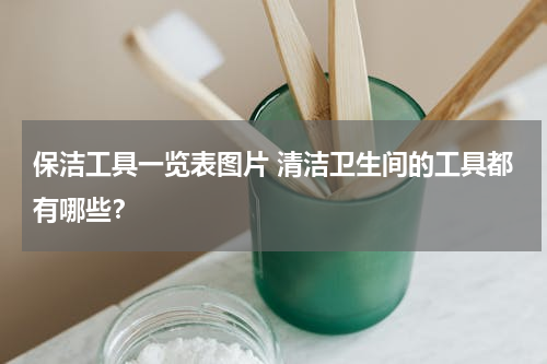 保洁工具一览表图片 清洁卫生间的工具都有哪些？