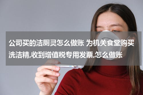 公司买的洁厕灵怎么做账 为机关食堂购买洗洁精,收到增值税专用发票,怎么做账