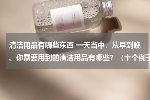 清洁用品有哪些东西 一天当中，从早到晚、你需要用到的清洁用品有哪些？（十个例子