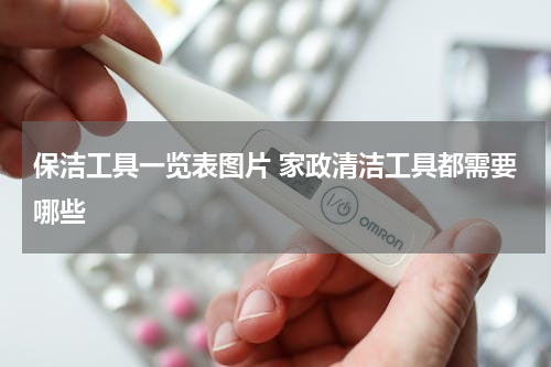 保洁工具一览表图片 家政清洁工具都需要哪些