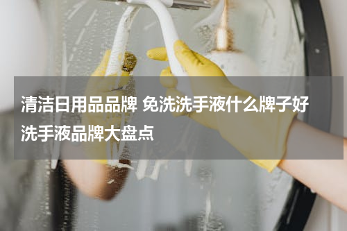 清洁日用品品牌 免洗洗手液什么牌子好 洗手液品牌大盘点