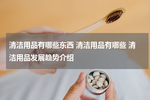 清洁用品有哪些东西 清洁用品有哪些 清洁用品发展趋势介绍
