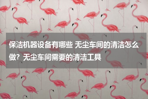保洁机器设备有哪些 无尘车间的清洁怎么做？无尘车间需要的清洁工具