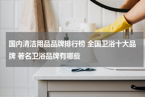 国内清洁用品品牌排行榜 全国卫浴十大品牌 著名卫浴品牌有哪些
