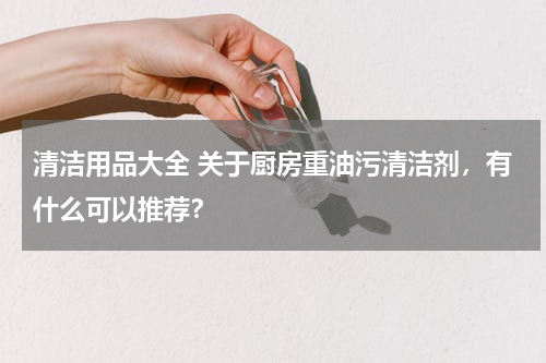 清洁用品大全 关于厨房重油污清洁剂，有什么可以推荐？