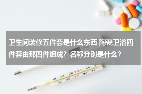 卫生间装修五件套是什么东西 陶瓷卫浴四件套由那四件组成？名称分别是什么？