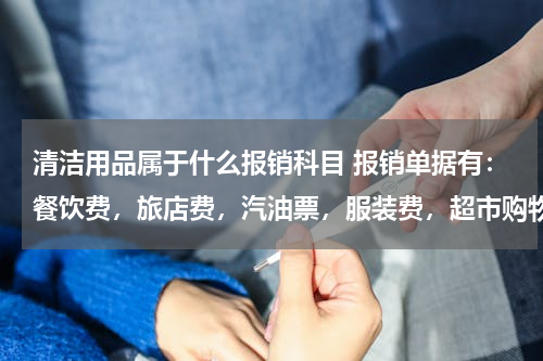 清洁用品属于什么报销科目 报销单据有：餐饮费，旅店费，汽油票，服装费，超市购物票，物业管理费，停车费，过境费等，该如何划分