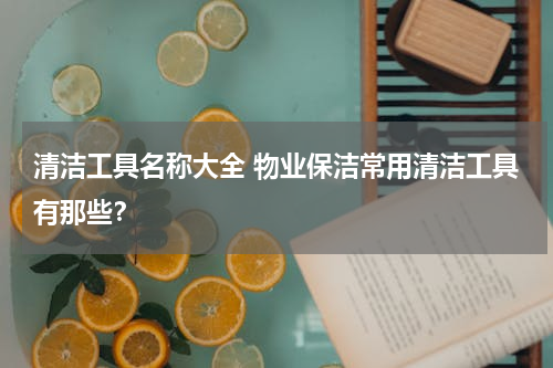 清洁工具名称大全 物业保洁常用清洁工具有那些？