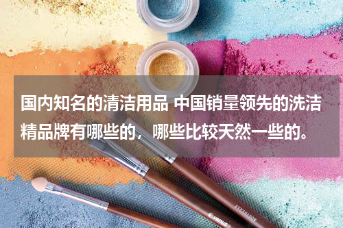 国内知名的清洁用品 中国销量领先的洗洁精品牌有哪些的，哪些比较天然一些的。