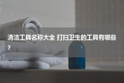 清洁工具名称大全 打扫卫生的工具有哪些？