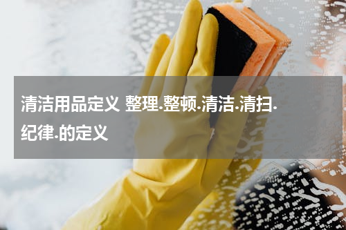 清洁用品定义 整理.整顿.清洁.清扫.纪律.的定义