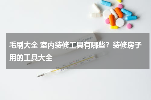 毛刷大全 室内装修工具有哪些？装修房子用的工具大全