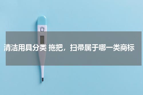清洁用具分类 拖把，扫帚属于哪一类商标