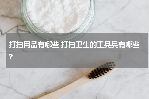 打扫用品有哪些 打扫卫生的工具具有哪些?
