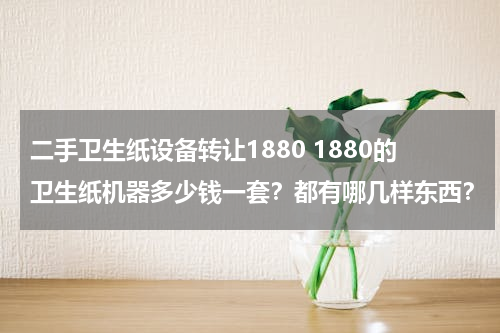 二手卫生纸设备转让1880 1880的卫生纸机器多少钱一套？都有哪几样东西？